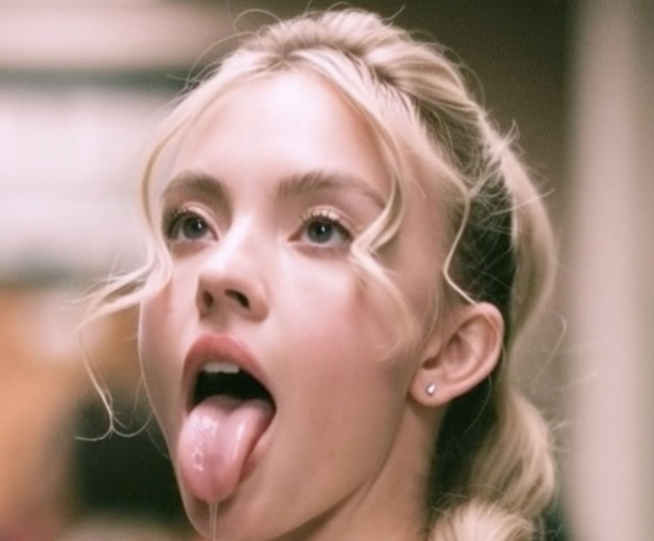 Sydney Sweeney Ahegao